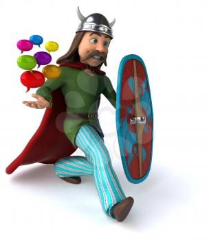 Fun Gaul - 3D Illustration