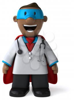 Fun doctor - 3D Illustration