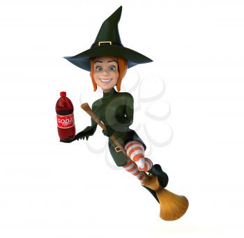 Sexy witch - 3D Illustration