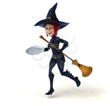 Sexy witch - 3D Illustration