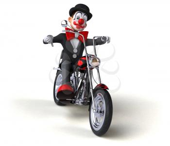 Fun clown - 3D Illustration