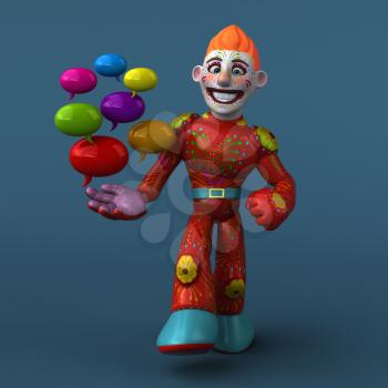 Mexican hero - 3D Illustration