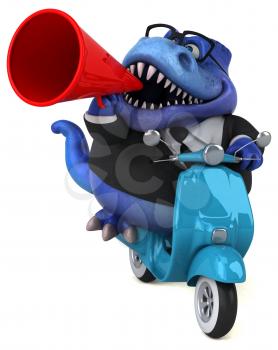 Fun Trex - 3D Illustration