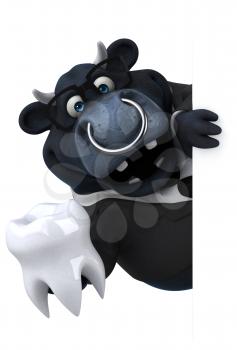 Black bull - 3D Illustration