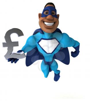 Fun superhero - 3D Illustration