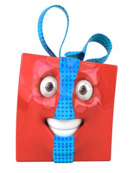 Royalty Free 3d Clipart Image of a Gift