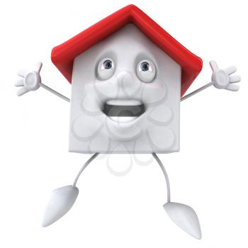 Royalty Free 3d Clipart Image of a House