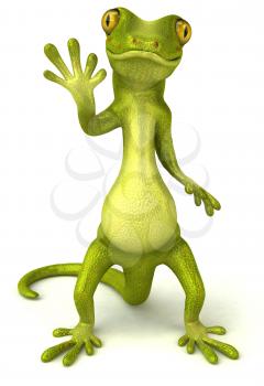 Royalty Free 3d Clipart Image of a Gecko