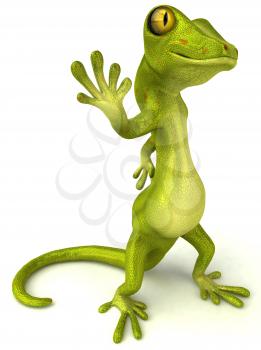 Royalty Free 3d Clipart Image of a Gecko