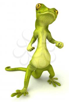 Royalty Free 3d Clipart Image of a Gecko