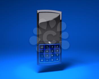 Royalty Free 3d Clipart Image of a Cell Phone