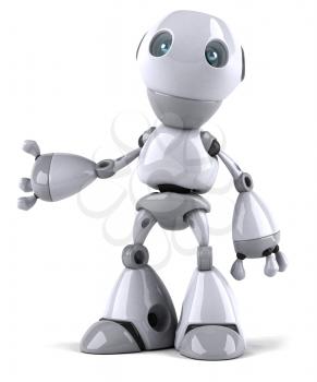 Royalty Free Clipart Image of a Robot