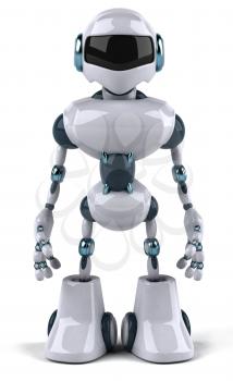 Royalty Free 3d Clipart Image of a Robot