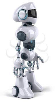 Royalty Free 3d Clipart Image of a Robot