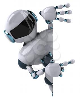 Royalty Free Clipart Image of a Robot