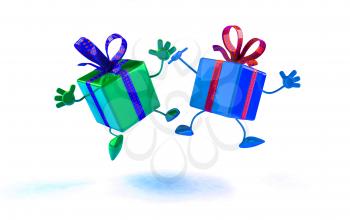 Royalty Free 3d Clipart Image of Gifts