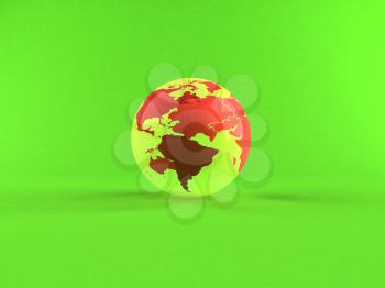 Royalty Free 3d Clipart Image of a Globe