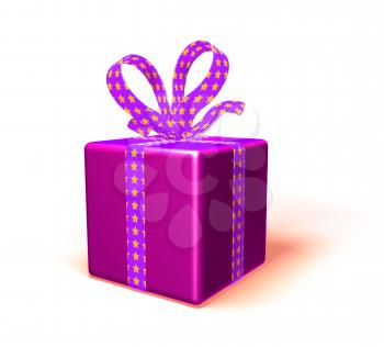 Royalty Free 3d Clipart Image of a Gift