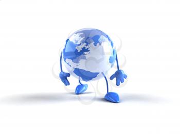 Royalty Free 3d Clipart Image of a Globe