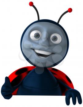 Royalty Free Clipart Image of a Ladybug