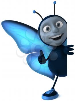 Royalty Free Clipart Image of a Butterfly