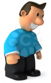 Royalty Free Clipart Image of a Man