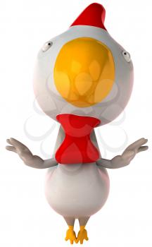 Royalty Free Clipart Image of a Chicken