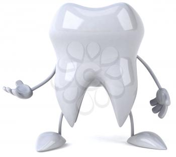 Royalty Free Clipart Image of a Tooth