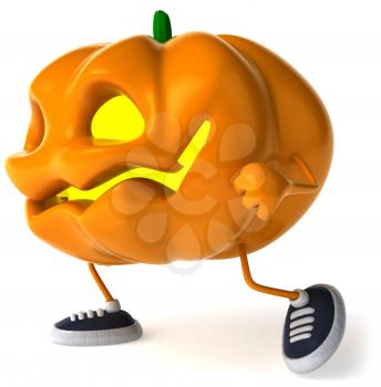 Royalty Free Clipart Image of a Jack-o-Lantern