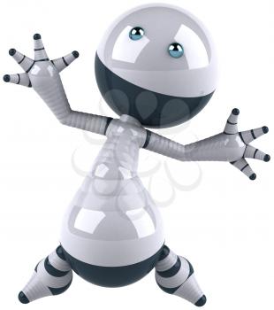 Royalty Free Clipart Image of a Robot