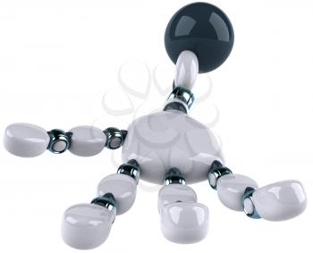 Royalty Free Clipart Image of a Robot Hand