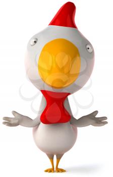 Royalty Free Clipart Image of a Chicken