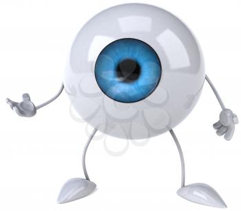 Royalty Free Clipart Image of an Eyeball