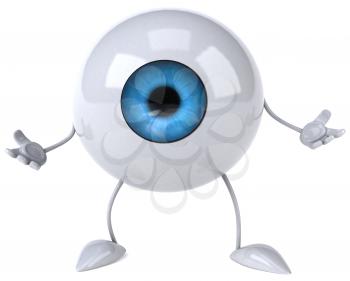 Royalty Free Clipart Image of an Eyeball