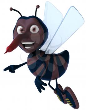 Royalty Free Clipart Image of a Mosquito