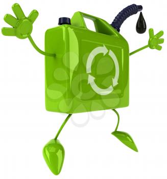 Royalty Free Clipart Image of an Oil Can