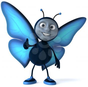 Royalty Free Clipart Image of a Butterfly