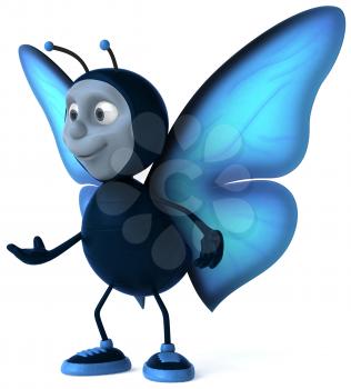 Royalty Free Clipart Image of a Butterfly