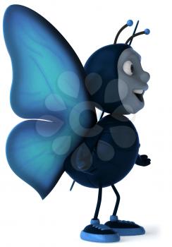 Royalty Free Clipart Image of a Butterfly