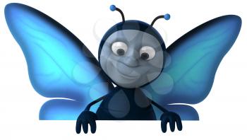 Royalty Free Clipart Image of a Butterfly