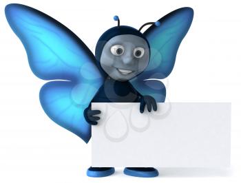 Royalty Free Clipart Image of a Butterfly