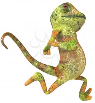 Royalty Free Clipart Image of a Lizard