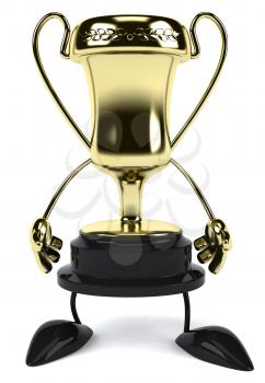 Royalty Free Clipart Image of a Trophy