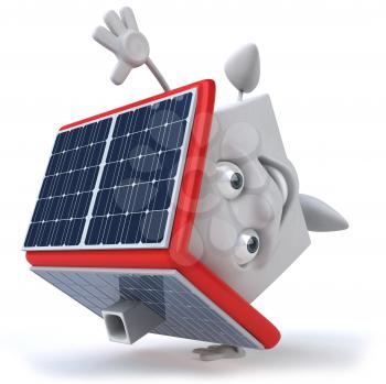 Royalty Free Clipart Image of a Solar Panel