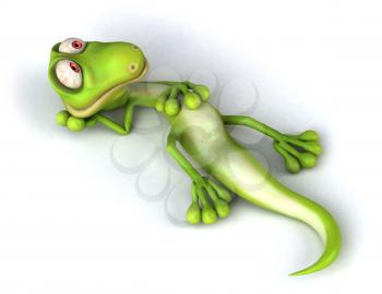 Royalty Free Clipart Image of a Lizard