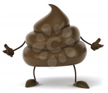 Royalty Free Clipart Image of Poop