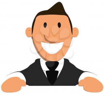 Royalty Free Clipart Image of a Businessman