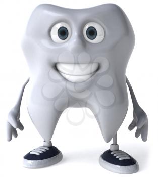 Royalty Free Clipart Image of a Tooth