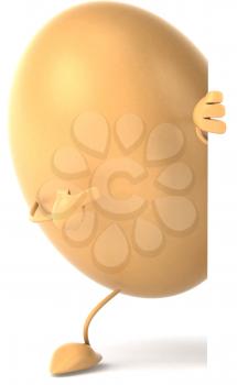 Royalty Free Clipart Image of an Egg