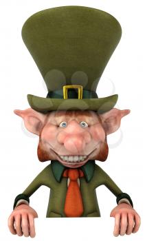 Royalty Free Clipart Image of a Leprechaun